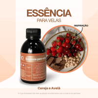 Essencia Para Velas Cereja e Avelã VA 100ml