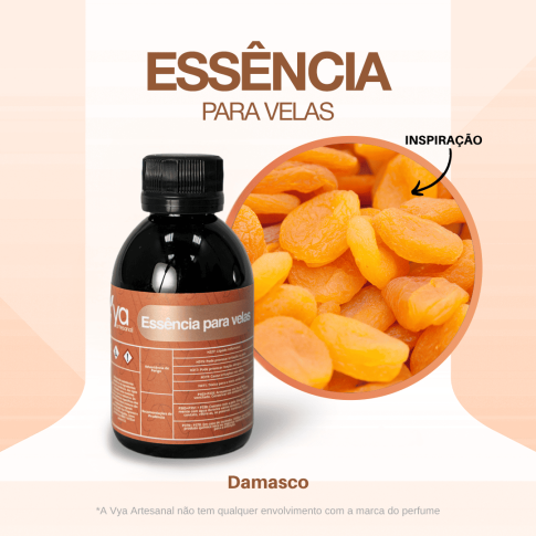 Essencia Para Velas Damasco VA 100ml Essencia Para Velas Damasco VA 100ml