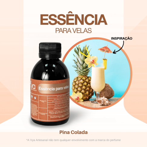 Essencia Para Velas Pina Colada VA 100ml Essencia Para Velas Pina Colada VA 100ml