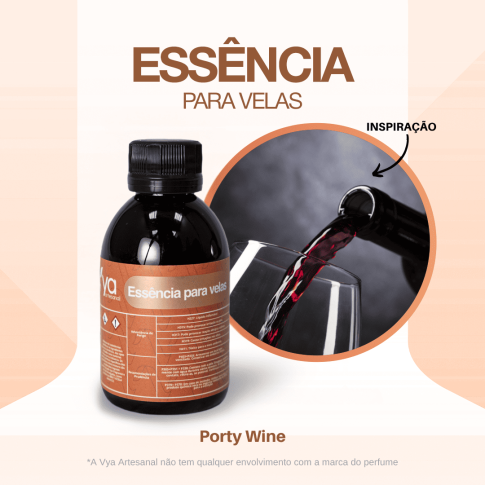Essencia Para Velas Port Wine VA 100ml Essencia Para Velas Port Wine VA 100ml