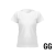 Camiseta Baby Look Branca GG 100% Poliester
