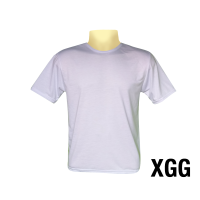 Camiseta Adulto Branca 100% Poliester Premium - XGG Camiseta Adulto Branca 100% Poliester Premium - XGG