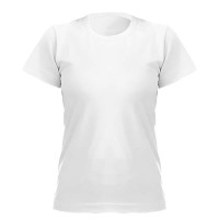 Camiseta Baby Look Branca M Poliester C/ Elastano Camiseta Baby Look Branca M Poliester C/ Elastano