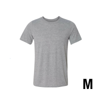 Camiseta Adulto Cinza Mescla 100% Poliester - M Camiseta Adulto Cinza Mescla 100% Poliester - M