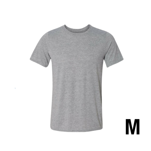 Camiseta Adulto Cinza Mescla 100% Poliester - M Camiseta Adulto Cinza Mescla 100% Poliester - M