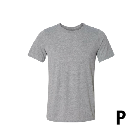 Camiseta Adulto Cinza Mescla 100% Poliester - P Camiseta Adulto Cinza Mescla 100% Poliester - P