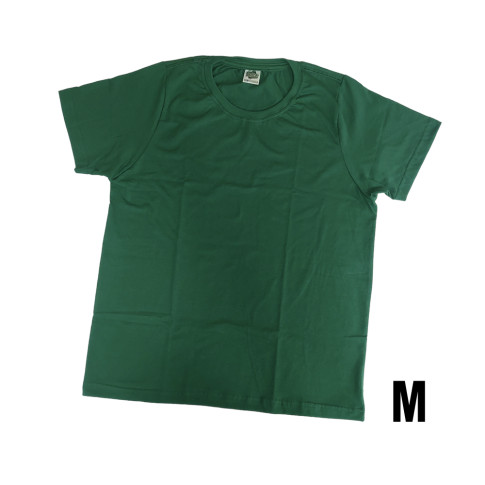 Camiseta Adulto Verde Escuro M 100% Algodao Camiseta Adulto Verde Escuro M 100% Algodao