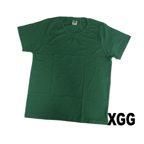 Camiseta Adulto Verde Escuro XGG 100% Algodao Camiseta Adulto Verde Escuro XGG 100% Algodao