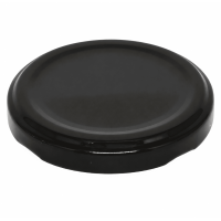 Tampa Metalica Preta 38mm Para Potes De Vidro 40ml Tampa Metalica Preta 38mm Para Potes De Vidro 40ml