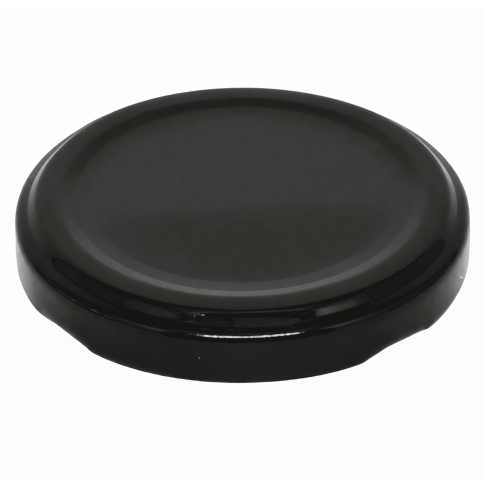 Tampa Metalica Preta 38mm Para Potes De Vidro 40ml Tampa Metalica Preta 38mm Para Potes De Vidro 40ml