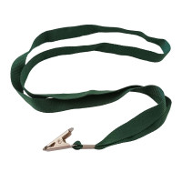 Cordao P/ Cracha Com Jacare 12mm - Verde Escuro P/ Sublimação Cordao P/ Cracha Com Jacare 12mm - Verde Escuro P/ Sublimação