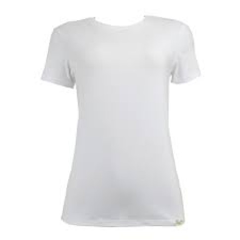 Camiseta Baby Look Branca P Poliester C/ Elastano Camiseta Baby Look Branca P Poliester C/ Elastano