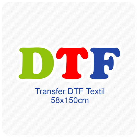 Transfer DTF Textil 58x150cm Transfer DTF Textil 58x150cm