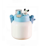 Garrafa Termica Baby Pop 700ml Branca C/ Tampa Azul Claro Garrafa Termica Baby Pop 700ml Branca C/ Tampa Azul Claro