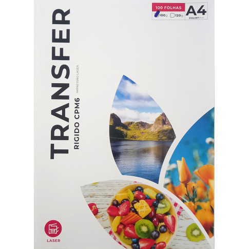 Papel Transfer P/ Laser 100g A4 C/100fl