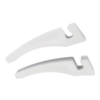 Suporte de Azulejo 20x20 Plastico Branco - Par