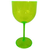 Taça Gin Acrílica Verde Neon 580ml Taça Gin Acrílica Verde Neon 580ml