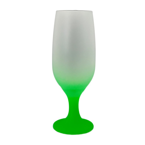 Taça Floripa 300ml Vidro Degrade Jateada Verde P/ Sublimaçao Taça Floripa 300ml Vidro Degrade Jateada Verde P/ Sublimaçao