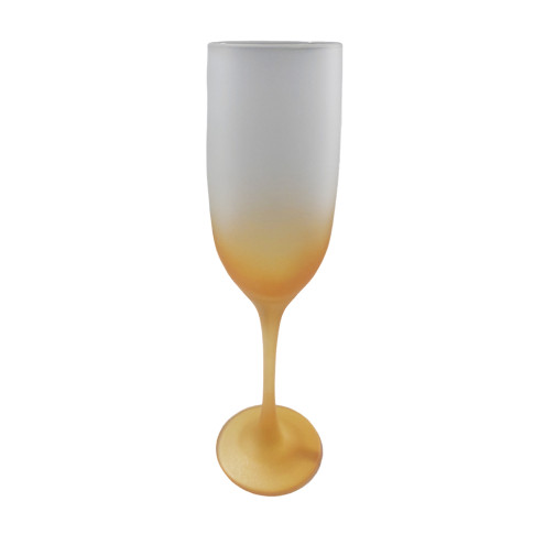 Taça De Champagne De vidro Imperatriz 200ml Jateada Dourada Taça De Champagne De vidro Imperatriz 200ml Jateada Dourada