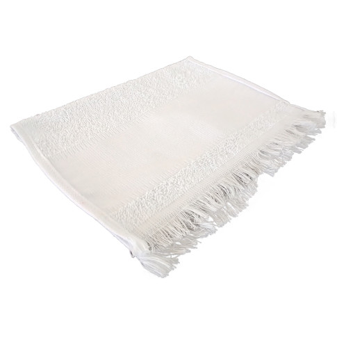 Toalha Lavabinho Franja Para Sublimaçao Branco Toalha Lavabinho Franja Para Sublimaçao Branco