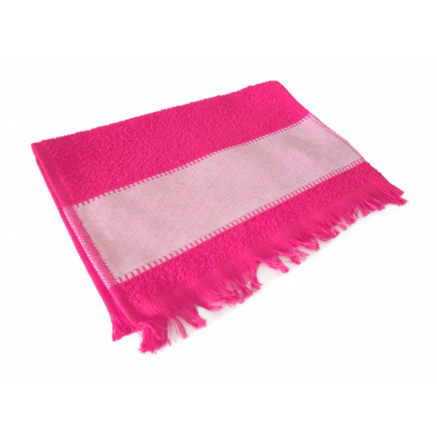 Toalha Lavabinho Franja Para Sublimaçao Pink Toalha Lavabinho Franja Para Sublimaçao Pink