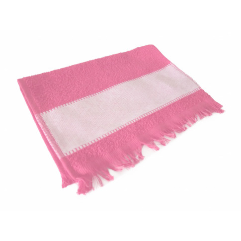 Toalha Lavabinho Franja Para Sublimaçao Rosa Toalha Lavabinho Franja Para Sublimaçao Rosa