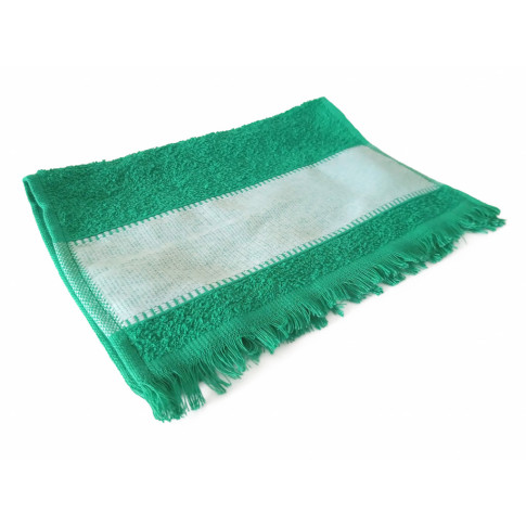 Toalha Lavabinho Franja Para Sublimaçao Verde Toalha Lavabinho Franja Para Sublimaçao Verde