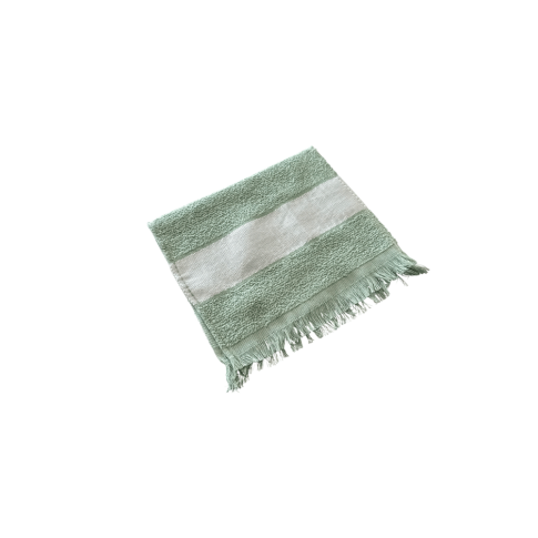 Toalha Lavabinho Franja Para Sublimaçao Verde Claro Toalha Lavabinho Franja Para Sublimaçao Verde Claro