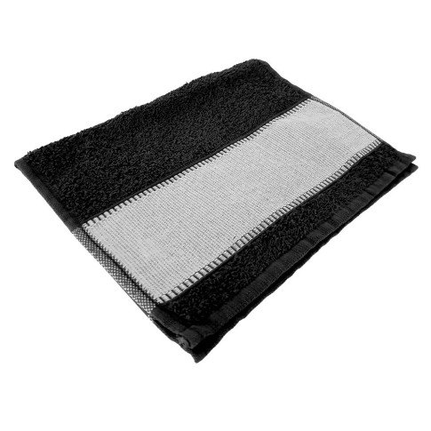 Toalha Lavabo Para Sublimaçao Preto Toalha Lavabo Para Sublimaçao Preto