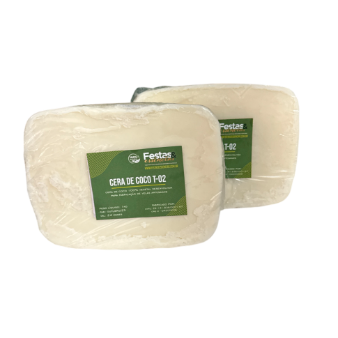 Cera Para Vela de Coco 1kg  T-02