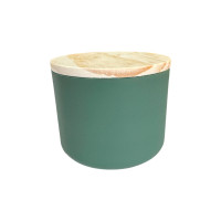Frasco Para Vela Cozy 225ml Verde C/ Tampa Pinus Frasco Para Vela Cozy 225ml Verde C/ Tampa Pinus