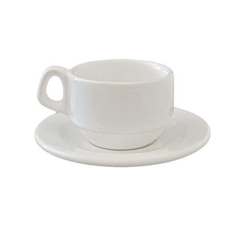 Xicara De Cafezinho C/ Pires De Ceramica 75ml P/ Sublimaçao Xicara De Cafezinho C/ Pires De Ceramica 75ml P/ Sublimaçao