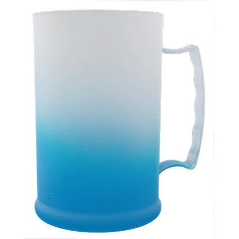 Caneca De Chopp 500ml Degrade Azul Caneca De Chopp 500ml Degrade Azul