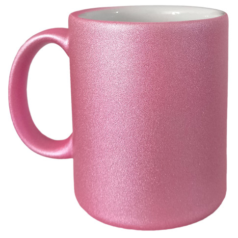 Caneca Cer. 325ml Sublimatica - Perolada Rosa Sublime Caneca Cer. 325ml Sublimatica - Perolada Rosa Sublime