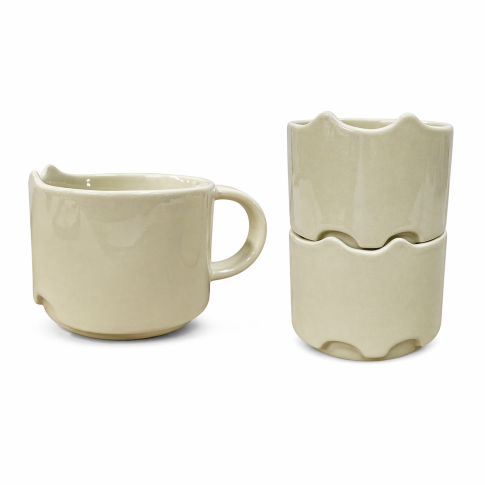 Caneca Cer. 325ml Pet Bichim Bege Live Caneca Cer. 325ml Pet Bichim Bege Live