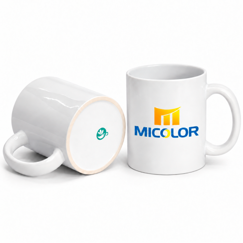 Caneca Cer. 325ml Mecolour Branca Caneca Cer. 325ml Mecolour Branca