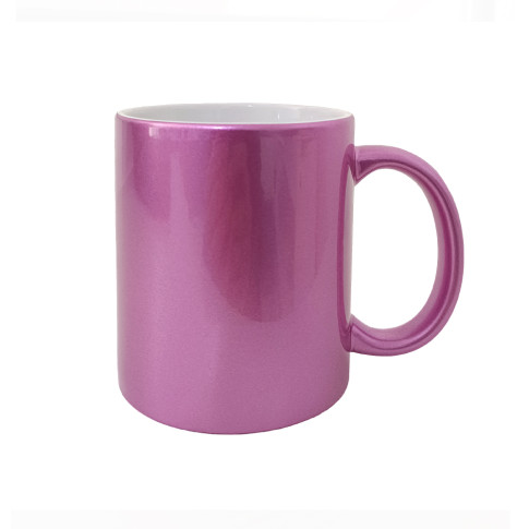 Caneca Cer. 325ml Sublimatica - Perolada Roxa Live Caneca Cer. 325ml Sublimatica - Perolada Roxa Live