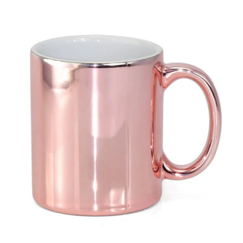 Caneca Cer.325ml Sublimatica - Rose Cromada Importada Caneca Cer.325ml Sublimatica - Rose Cromada Importada