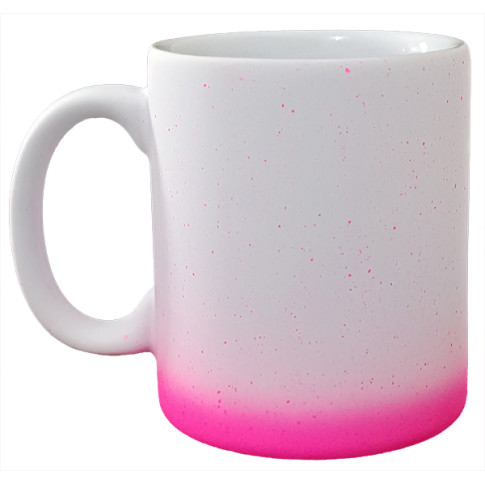 Caneca Cer. Splash Pink 300ml P/ Sublimaçao Caneca Cer. Splash Pink 300ml P/ Sublimaçao