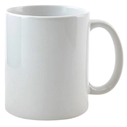 Caneca Cer. Sublimatica Metalnox - 325ml Branca