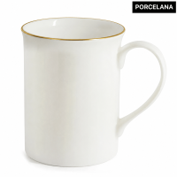 Caneca 295ml Porcelana Branca - Live P/ Sublimação Caneca 295ml Porcelana Branca - Live P/ Sublimação