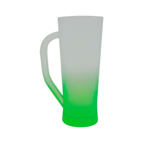 Caneca Slim Degrade Verde Neon 400ml Caneca Slim Degrade Verde Neon 400ml