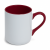Caneca Cer. 325ml Branca - Imperial Interna e Alça Vinho - Live P/ Sublimaçao