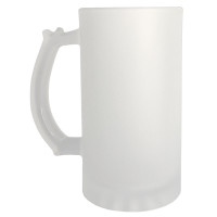 Caneca De Chopp Em Vidro 475ml Jateada P/ Sublimaçao Live Caneca De Chopp Em Vidro 475ml Jateada P/ Sublimaçao Live