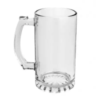 Caneca De Chopp Em Vidro 460ml Transparente P/ Sublimaçao- Sublime
