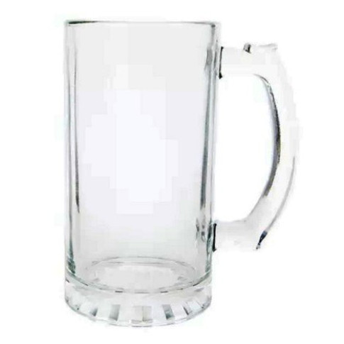 Caneca De Chopp Em Vidro 460ml Transparente P/ Sublimaçao- Sublime