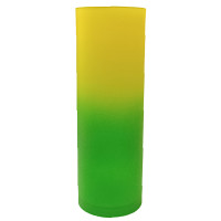 Copo Long Drink 350ml degrade bicolor Verde C/ Amarelo Copo Long Drink 350ml degrade bicolor Verde C/ Amarelo