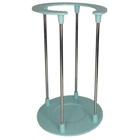 Torre Aste Cromada 20cm Para Caneca - Azul Torre Aste Cromada 20cm Para Caneca - Azul