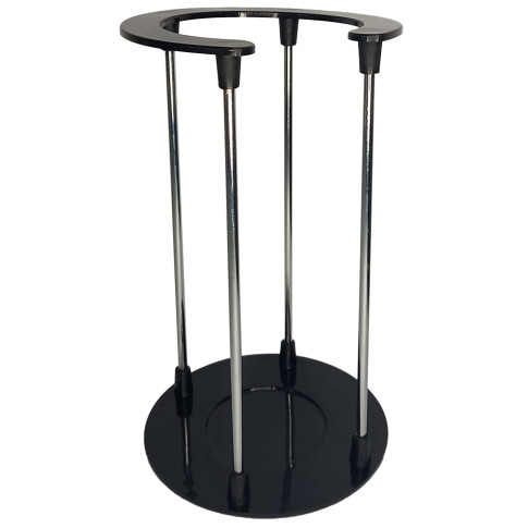 Torre Aste Cromada 20cm Para Caneca - Preto Torre Aste Cromada 20cm Para Caneca - Preto