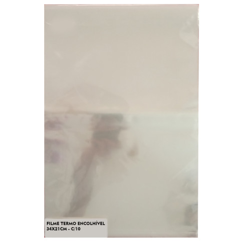 Filme Termo Encolhivel 34x21cm Com 10